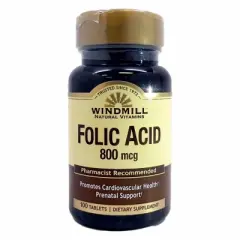 Windmill Folic Acid 800 mcg - 100 Tablets