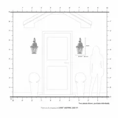 Livex Lighting Georgetown 2 - Light Wall Light in  Brushed Nickel