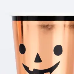 Meri Meri Copper Pumpkin Cups (Pack of 8)