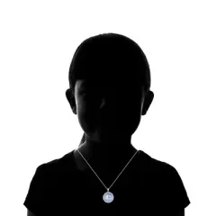 Disney Frozen Elsa Silver Plated Pendant, 18"