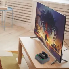 Insten 4 Pieces 1200mAh Controller Rechargeable Battery Pack & LED Charging Station for Xbox One / Xbox Series X|S, Charger Kit