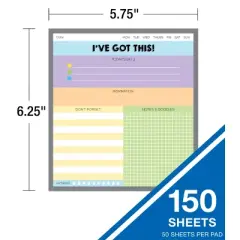Carson Dellosa Education I've Got This! Value Pack Notepad Set