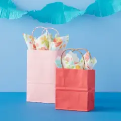 8ct Pegged Tissue Printed Floral - Spritz&trade;