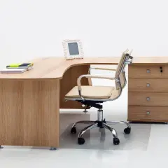 Vinyl Anti Microbial Chair Mat for Hard Floors Rectangular Fresh Mist - Floortex