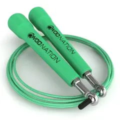 WOD Nation Adjustable Speed Jump Rope For Men, Women & Children, Fitness Skipping Rope for Boxing, MMA and Endurance