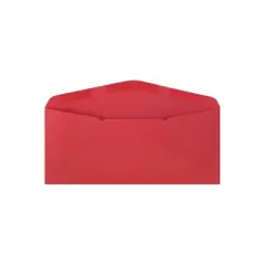 JAM Paper #9 Business Colored Envelopes 3.875 x 8.875 Red Recycled 1532900I