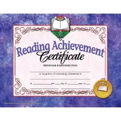 Hayes Publishing Reading Achievement Certificate 30 Per Pack 3 Packs (H-VA677-3)