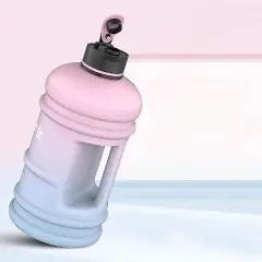 HYDRATE 74oz Jug Half Gallon Water Bottle, XL, Cotton Candy