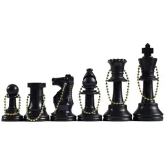 WE Games Keychain Bag Tag Chessmen - Includes 17 Pieces