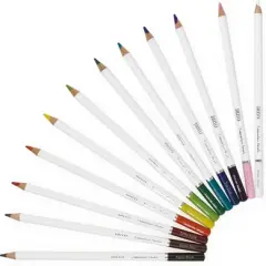Nuvo Watercolor Pencil Set of 12 - Professional Premium Quality Artist Drawing Colored Pencils - Brilliantly Vibrant