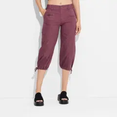 Women's Utility Cargo Capri Pants - Wild Fable&trade;