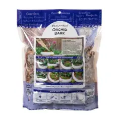 SuperMoss Orchid Repotting Bark 3lbs Topsoil: Ideal for Patio Gardening, Soil Enrichment for Ferns & Orchids