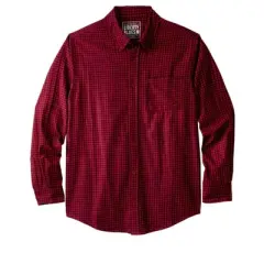 Liberty Blues Men's Big & Tall  Plaid Flannel Shirt
