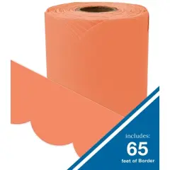 Carson Dellosa Education 65' Mango Rolled Scalloped Bulletin Board Borders (1 roll)