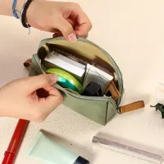 Unique Bargains Travel Handy Portable Cosmetic Small Makeup Bag 1Pc