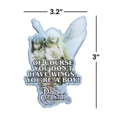 NMR Distribution The Dark Crystal 3" Funky Chunky Wood Magnet: Gelfling's Kira & Jen