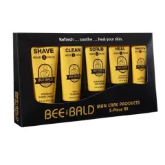 Bee Bald Shaving Kit - Trial Size - 5pc