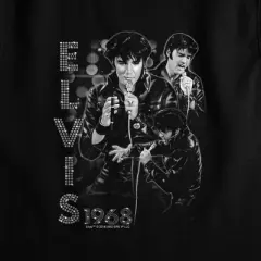 Women's Elvis Presley Leathered Sleeveless Crop Top Tank