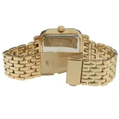 Peugeot Women's 36X30mm Gold Tank Bracelet Watch Panther Link Bracelet