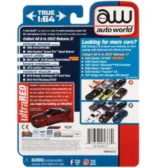 2019 Dodge Challenger R/T Scat Pack Tor Red with Black Tail Stripe "Modern Muscle" Ltd Ed 1/64 Diecast Model Car by Auto World