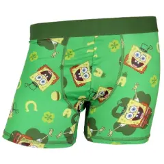 Nickelodeon SpongeBob SquarePants Men's St. Patrick's Day Boxer Shorts 2PC Set