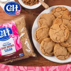 C&H Premium Pure Cane Dark Brown Sugar - 2lbs