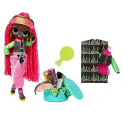 L.O.L. Surprise! OMG Dance Dance Dance Virtuelle Fashion Doll with 15 Surprises Including Magic Blacklight Shoes
