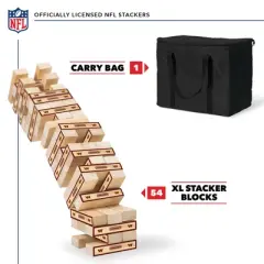 NFL Washington Commanders Giant Wooden Tumbling Tower