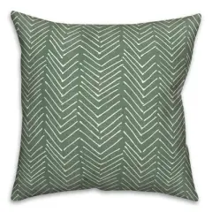 Creative Products Scribble Chevron 3 16 x 16 Indoor / Outdoor Pillow