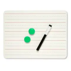 Charles Leonard Dry Erase Board - Two Sided Magnetic; Plain/Lined