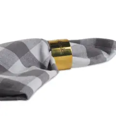 DII 4 Piece Napkin Ring Set, Always Grateful Asst