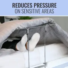DMI Blanket Lifter Support Bar with Adjustable Frame Keeps Blankets and Sheets from Pressing on Body to Relieve Pressure and Temperature