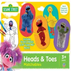 MasterPieces Kids Games - Sesame Street Heads & Toes Matching Game