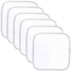 Baby Washcloths, Organic Rayon From Bamboo 6 Pack by Comfy Cubs