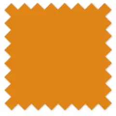  Bacati - White with band on bottom Crib/Toddler Bed Skirt - Orange