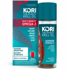 Kori Krill Oil Superior Omega-3 400mg Mini Softgels - 90ct