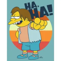 Women's The Simpsons Nelson Laugh Racerback Tank Top