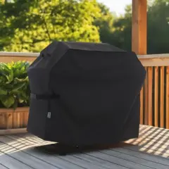F&J Outdoors Premium Waterproof Outdoor Patio Grill Cover - Black