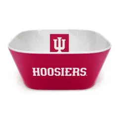 NCAA Indiana Hoosiers Serving Bowl: Melamine Rounded Square, 15 Volume Capacity