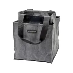 Geckobrands 7 Pocket Market Tote - Everyday Grey