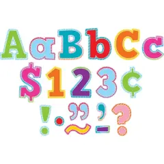 Teacher Created Resources&reg; Colorful Vibes 4" Bold Block Letters
