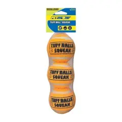 Petsport USA Tuff Ball Squeak Dog Toy - Medium(3 Pack - 2.5")