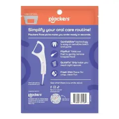 Plackers Gentle Line Floss Picks Fresh Mint, 75 Ct