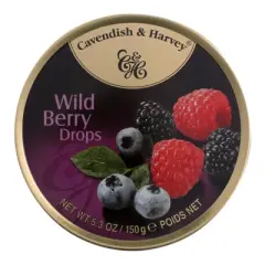 Cavendish & Harvey Wild Berry Fruit Drops - Case of 12/5.3 oz