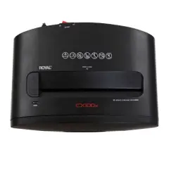 Royal&reg; CX100x 10-Sheet Crosscut Shredder with Basket in Black