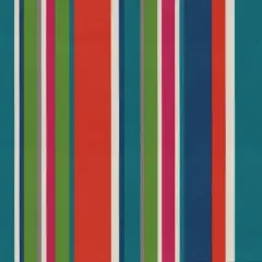 2pk Oversize St. Lucia Stripe Rectangular Throw Pillows Blue - Pillow Perfect