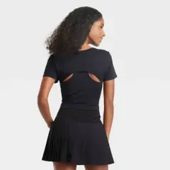 Women's Cropped Cut Out Baby T-Shirt - JoyLab&trade;