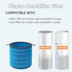 Nispira MIRO PRO Wick Humidifier Filter Replacement for Afloia MIRO PRO and KILO PRO 2-in-1 Air Purifier & Humidifier, 1 Pack