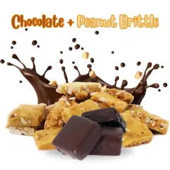 Milk Chocolate Covered Peanut Brittle by It's Delish