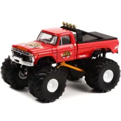 1976 Ford F-250 Monster Truck Red "Thunder Beast" "Kings of Crunch" Series 11 1/64 Diecast Model Car by Greenlight